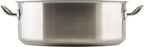 Winco Commercial-Grade Stainless Steel Brazier with Lid, 20 Quart