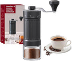 Manual Coffee Grinder, 40 Levels External Adjustment, Portable Hand Coffee Bean Mill, Ceramic Burr Coffee Grinder
