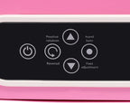 200W Electric Cake Decorating Machine, 110V Cake Spreading Machine Automatic Cake Coating Machine Speed: 30-200RPM for Cake Diameter: 4-12in (Pink)