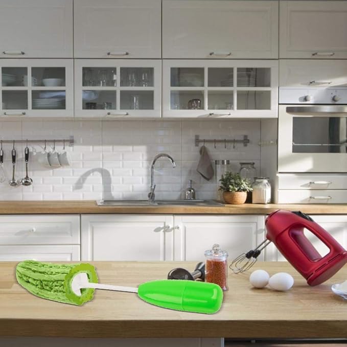 Fruit Corer and Slicer Tool, Plastic Fruit Core Remover Tool with Nonslip Handle, Fast and Easy Corer for Home and Kitchen