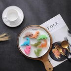 Silicone Cake Pop Mold Non Stick Fancy Mold Cake Pan 8 Cavity dinosaur shape Candy Cupcake Cornbread Chocolate Brownie Gummy Resin Crafts Cake