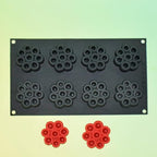Cake Mold, Silicone Round Raspberry Molds for Mousse Cake, French Dessert, Candy, Soap, Resin Coaster, Non-Stick Baking Pan, Reusable Food Grade Silicone Mould (F_ Raspberry)