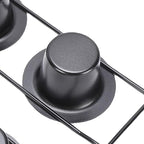 AUNMAS Carbon Steel Popover Pan, 6 Cavity Deep Nonstick Pudding Popover Muffin Cupcake Pan Bakeware for Home Cake Shop Oven Baking