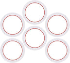 [UPGRADED] Sealing Gasket for Bialetti Moka Express 2 Cups & Moka Induction 2 Cups Iconic Stovetop Espresso Maker - 6 PCS Replacement Food Grade Silicone Seal Ring for Aluminum Coffee Maker Pots