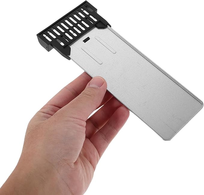 Garneck Heat-resistant Metal Crumb Tray Replacement with Plastic Handle for Bread Maker and Toaster Oven Removable Fit Crumb Collector for Easy Cleaning and Kitchen Use