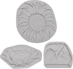Sunflower Silicone Mold for Crafts, Oversized Sunflower Mold for Clay, 3D Flower Molds for Chocolate Fondant Cake Decoration Resin Polymer
