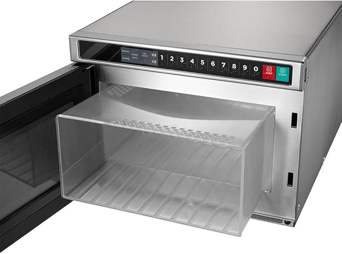 Midea Equipment 1817G1A Commercial Microwave, 1800 Watts, Stainless Steel