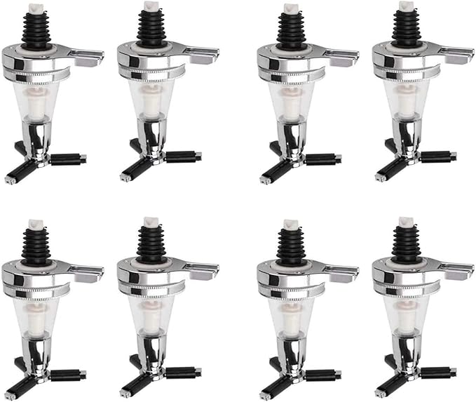 8 Piece 45ml Liquor Dispenser Bar Optic Spirit Measure Pub Dispenser Drink Spirit Wine Cocktail Pourers Bar Tool