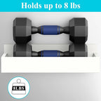 HuggieGems 2 Pack Magnetic Spice Storage Rack Organizer for Refrigerator and Oven, Cream White Fridge Organizers and Storage