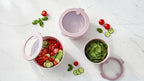 Mixing Bowls with Lids, 8-Piece Airtight Leak-Proof Nesting BPA-Free Bowl Set for Kitchen & Food Storage, Large 4200ml Capacity, Microwave & Dishwasher Safe