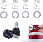 Blenders Repair Set with Spring Washers Stainless Steel Fasteners and Knobs for Mixer Machine Replacement Parts Baking Appliance Repair Accessories