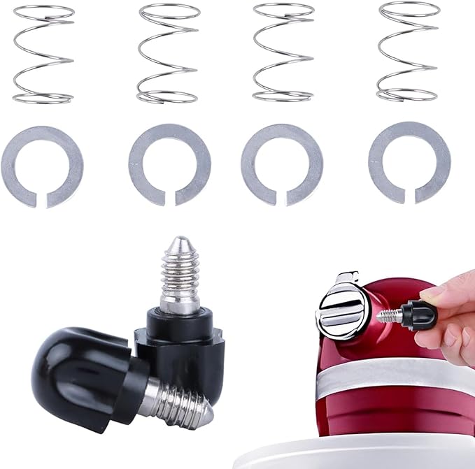 Blenders Repair Set with Spring Washers Stainless Steel Fasteners and Knobs for Mixer Machine Replacement Parts Baking Appliance Repair Accessories