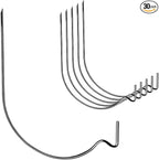 30pcs Black Super Hook Picture Hangers and Office Pack, Drywall Hooks for Hanging Pictures, Wall Hooks, Picture Hangers, Picture Hanging Kit，Hang Art, Clock, Shelves, Mirrors