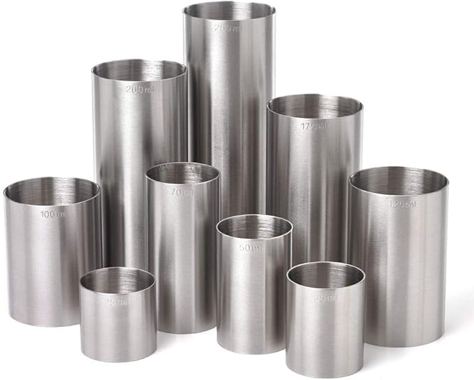 Barfly Thimble Measure, 200 ml., Stainless Steel