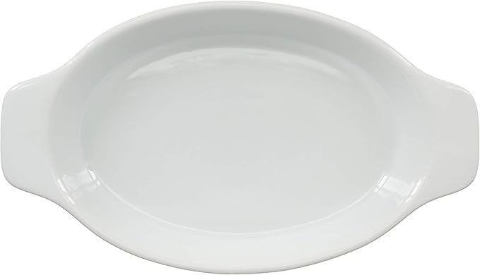 BIA Cordon Bleu Au Gratin Porcelain Baking Dish, Large, White (904998S4SIOC)