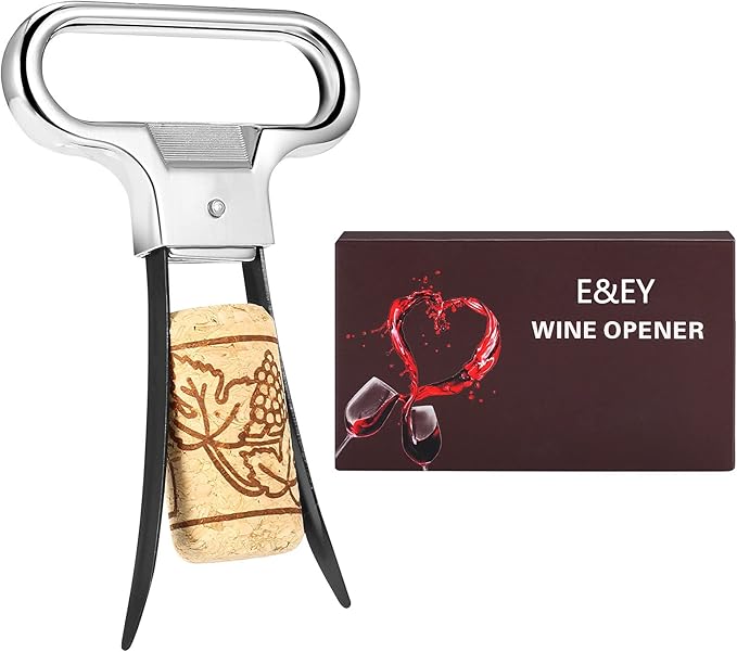 Ah-So Wine Opener Corkscrew Wine Bottle Opener Two-Prong Cork Puller