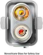 BUYDEEM G553 5-Quart Electric Food Steamer Bundle With A500 Stew Pots