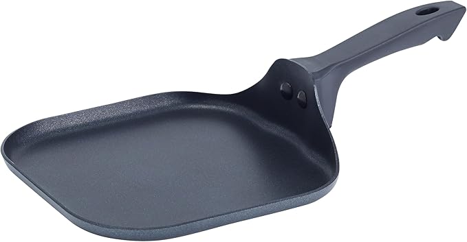 T-fal Specialty Nonstick Mini Griddle 6.5 Inch Cookware, Pots and Pans, Dishwasher Safe Black