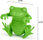 Genuine Fred, TEA FROG, Frog Reusable Silicone Tea Infuser, Green, Fun Gift for Tea Lovers, Clever Kitchen Gadget