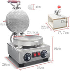 Stainless Steel Communion Bread Maker & Cutter Durable 30kg Unleavened Bread Maker in Elegant Silver Finish