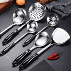 Stainless Steel Kitchen Tools Cooking Set Spatula Shovel Soup Tong Accessories Baking
