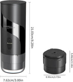 Magnavox HOME Portable Espresso Coffee Maker (Grounds or Pods) with Fast Brew Technology & Single Touch Control, Ideal for Offices or Travel