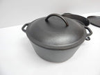Lodge Cast Iron Set - Pre-Seasoned Kitchen Set - Skillet, Griddle & Dutch Oven Included - PFAS-Free Non-Toxic Cookware - 4-Piece Set