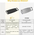 Allstare WB31K10217 Cooktop Griddle Replacement Parts for GE Stove Griddle Plate GE Adora Stove Top Cast Iron Center Griddle General Electric Gas Range Parts Flat Top Pan 1 Pack