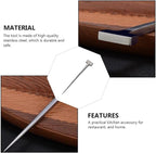 KALLORY T-shaped Fish Eel Nail 304 Stainless Steel Kitchen Tool Home and Restaurant Eel Killing Spike Seafood Specialty Gadget
