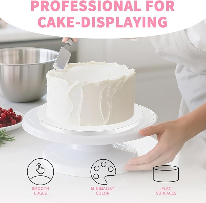 8 Inch Cake Board Drums Round, 6-Pack, White, Sturdy 1/2" Thick Heavy Or Multi-Tiered Cakes for Bithday Wedding Party. (8inch(6pack))