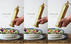 Alexander Home The Original European Mill (Brass, 9-Inch Salt)