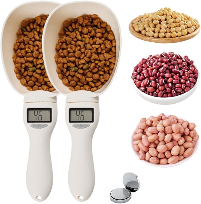 Digital Measuring Spoon, 2026 Upgraded Digital Food Measuring Scoop Scale 800g / 0.1g High Precision with LCD Screen, Electronic Kitchen Measuring Spoon Scale for Daily Meals, Kitchen Gadgets (2)