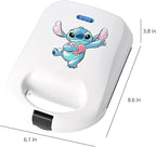 Select Brands Disney Lilo & Stitch Cake Pop Maker - Ceramic Nonstick Cooking Plates - Includes Maker and 25 Sticks - Gifts for Disney Lovers - Makes 4 Stitch Cake Pops