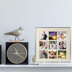 PRETYZOOM 4'' Metal Plate Holder Small Easel Stand, Tabletop Display Stand Picture Frame Holder for Decorative Plates, Posters, Paper Artworks, Holiday Keepsakes