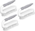 SetSail Scrub Brush, Heavy-Duty Scrub Brushes for Cleaning with Stiff Bristles Cleaning Brush for Shower, Bathroom, Carpet, Kitchen and Bathtub Scrubber - 3 Pack
