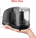 Liebe&Lecker Mini Food Processor,1.5 Cup Mini Chopper for Cutting Vegetable, Garlic,Onion and Meat