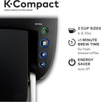 Keurig MAIN-85544 Compact Single-Serve K Cup Pod Coffee Maker, Black, 2.3