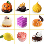 Sphere Shape Silicone Baking Mold for Mousse Cake for Baking French Dessert Pastry Chocolate,Jelly,Soap, Ice Cream Mold 15 Cavity
