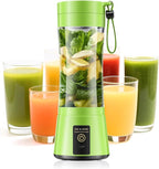 Portable Blender for Smoothies & Shakes - Cordless Personal Size Blender with 6 Blades, 380Ml Juice Cup, Lightweight & Rechargeable, Freshly Squeezed for Picnic/Sports/Office