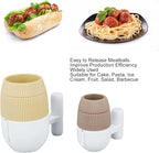 Meatball Maker Tool Kitchen Gadgets DIY Sandwich Meatball Filling Mold Cooking Tool for Home Restaurant ABS Material 2Pcs Set