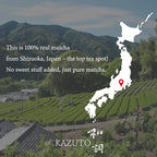 Kazuto Ceremonial Grade Matcha Green Tea Powder - Premium First Harvest Single Origin USDA Organic Gluten-Free Vegan, 100% Pure Unsweetened No Additives from Shizuoka 1.06oz