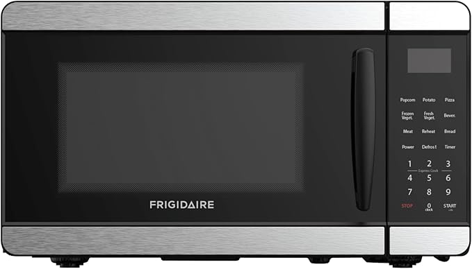 FRIGIDAIRE EMW727 0.7 Cubic Foot Microwave, Stainless Steel