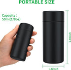 TecQach Portable Metal Aluminum Food Storage Jar 3-Pack,Airtight,Smell,Proof,Container, Metal Waterproof Small Bottle Multipurpose Container Spices Container