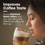 Keurig Filter Replacement Starter Kit - Water Filters for Keurig 2.0, K-Duo, K-Duo Hot & Iced, K Duo Essentials, K-Compact Coffee Makers by PureHQ - Includes Short Filter Holder and 3-Pack Cartridges