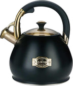 Tea Kettle Stovetop Whistling Kettle Teapot, 3Quart Tea Pot Stainless Steel Teakettle for Stove Top with Heat Proof Ergonomic Handle