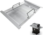Half Griddle for Ninja FlexFlame PG300 Grills, Stainless Steel Sizzle Griddle Plate for Ninja-Flex Flame Grill Accessories XSKHLFGRIDLE, Even Heat Distribution & Versatility For Cooking 17''L x 12''W