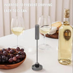 Wine Wand Filter Sulfite Purifier: Wine Filters Remover Histamines Sulfite - Alleviates Headaches Prevent Wine Sensitivities With Contains 4 Filter Boxes (Silver)