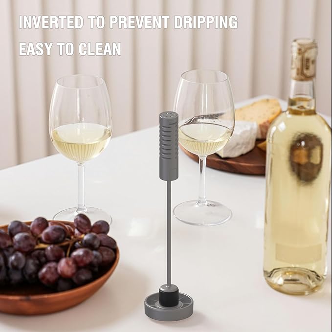 Wine Wand Filter Sulfite Purifier: Wine Filters Remover Histamines Sulfite - Alleviates Headaches Prevent Wine Sensitivities With Contains 4 Filter Boxes (Silver)