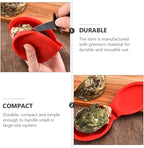 DOITOOL Oyster Shucking Hand Clip 2 Pack - Silicone Shellfish Opener Tool for Oysters Clams Scallops - Ergonomic Kitchen Gadget for Home Restaurant Use