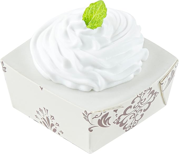Restaurantware Baking Cup 100 Count 2.9 Inches 6 Ounce Disposable Paper Oven-Safe Baking Mold, Grease-Resistant Floral Design Beige Baking Molds for Cupcakes, Breads and Baking